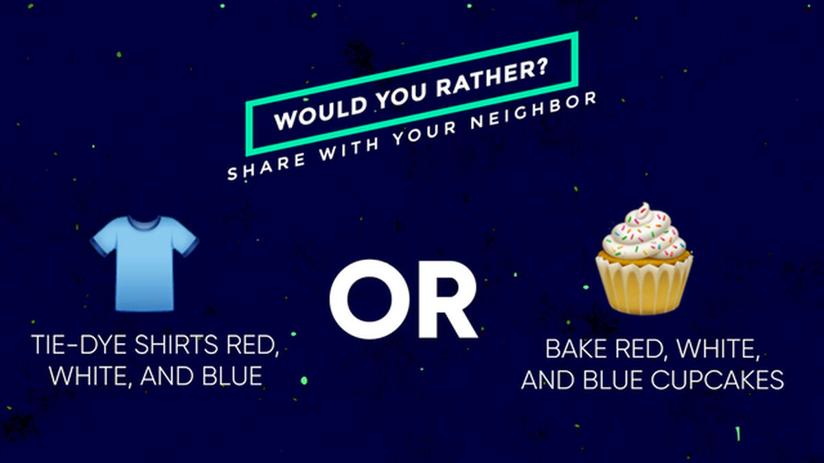 Would You Rather Video (And Countdown) 4th of July Edition image number null